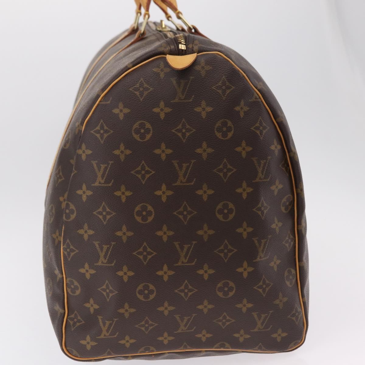 LOUIS VUITTON Monogram Keepall 60 Boston Bag M41422 LV Auth 204091V