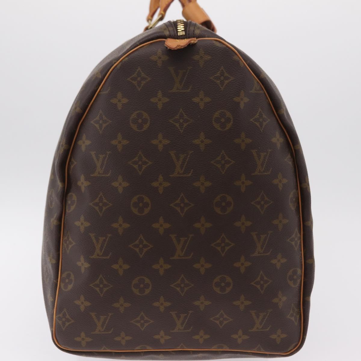 LOUIS VUITTON Monogram Keepall 60 Boston Bag M41422 LV Auth 204092V