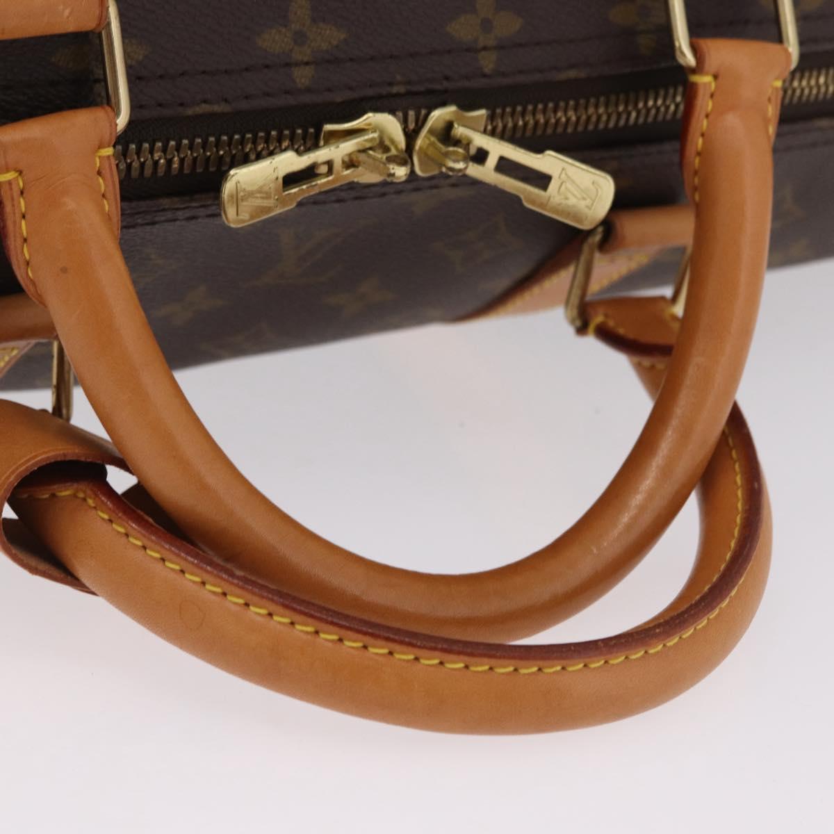 LOUIS VUITTON Monogram Keepall 60 Boston Bag M41422 LV Auth 204092V