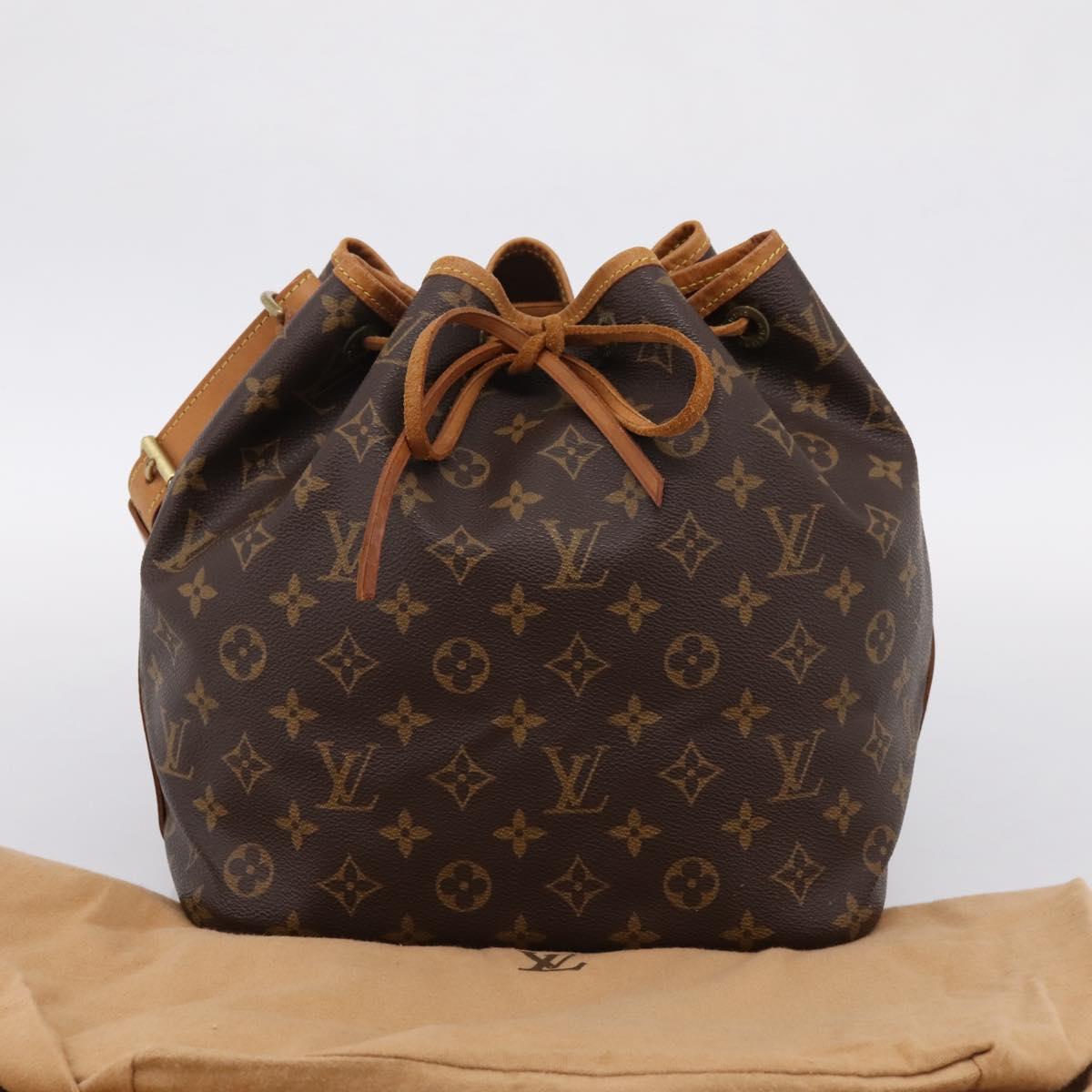 LOUIS VUITTON Monogram Petit Noe Shoulder Bag M42226 LV Auth 204097V