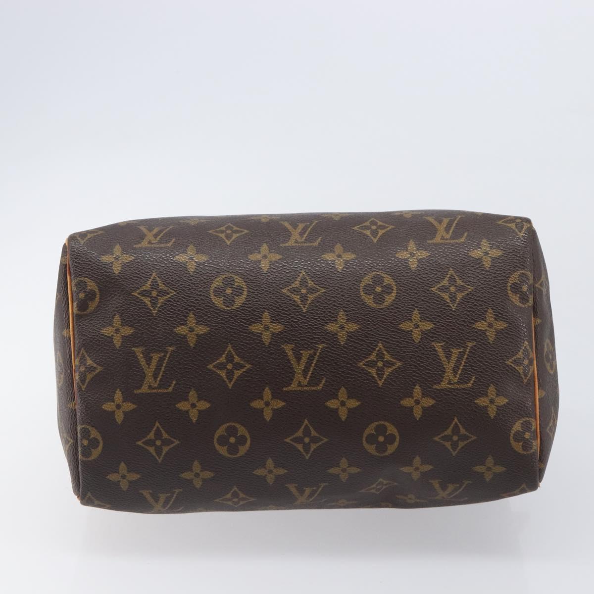 LOUIS VUITTON Monogram Speedy 25 Hand Bag M41528 LV Auth 204113