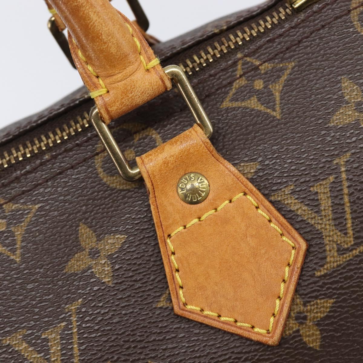 LOUIS VUITTON Monogram Speedy 25 Hand Bag M41528 LV Auth 204113
