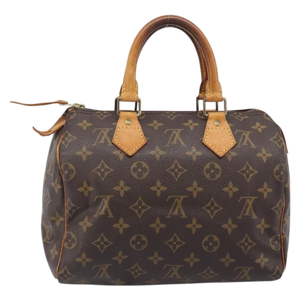 LOUIS VUITTON Monogram Speedy 25 Hand Bag M41528 LV Auth 204113