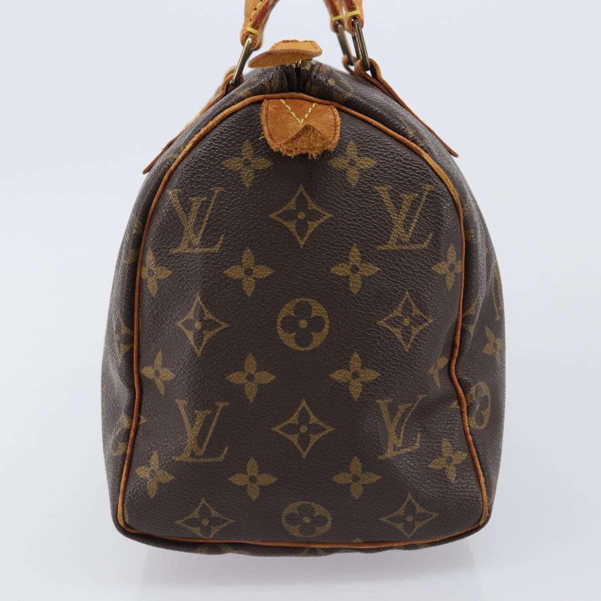 LOUIS VUITTON Monogram Speedy 25 Hand Bag M41528 LV Auth 204113