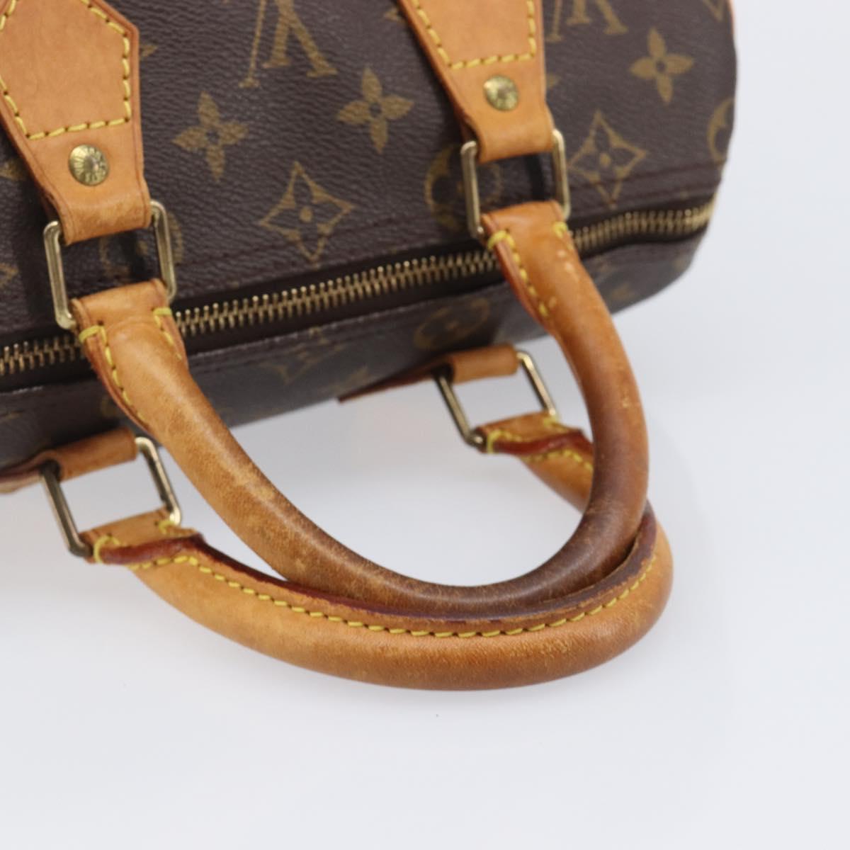 LOUIS VUITTON Monogram Speedy 25 Hand Bag M41528 LV Auth 204113