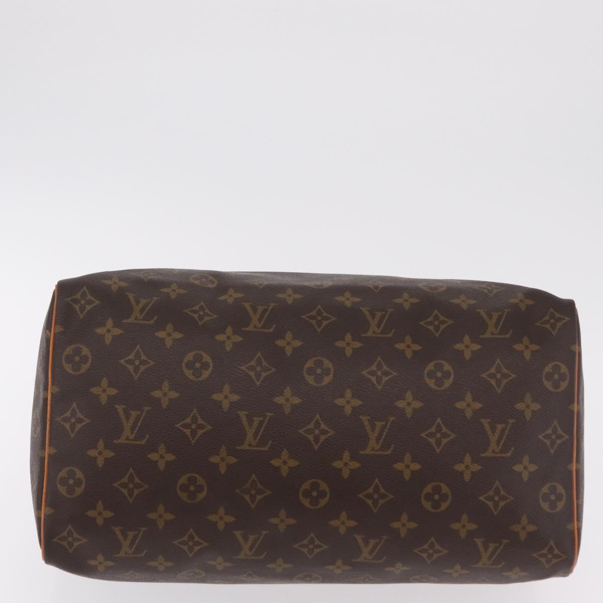 LOUIS VUITTON Monogram Speedy 35 Hand Bag M41524 LV Auth 204115V