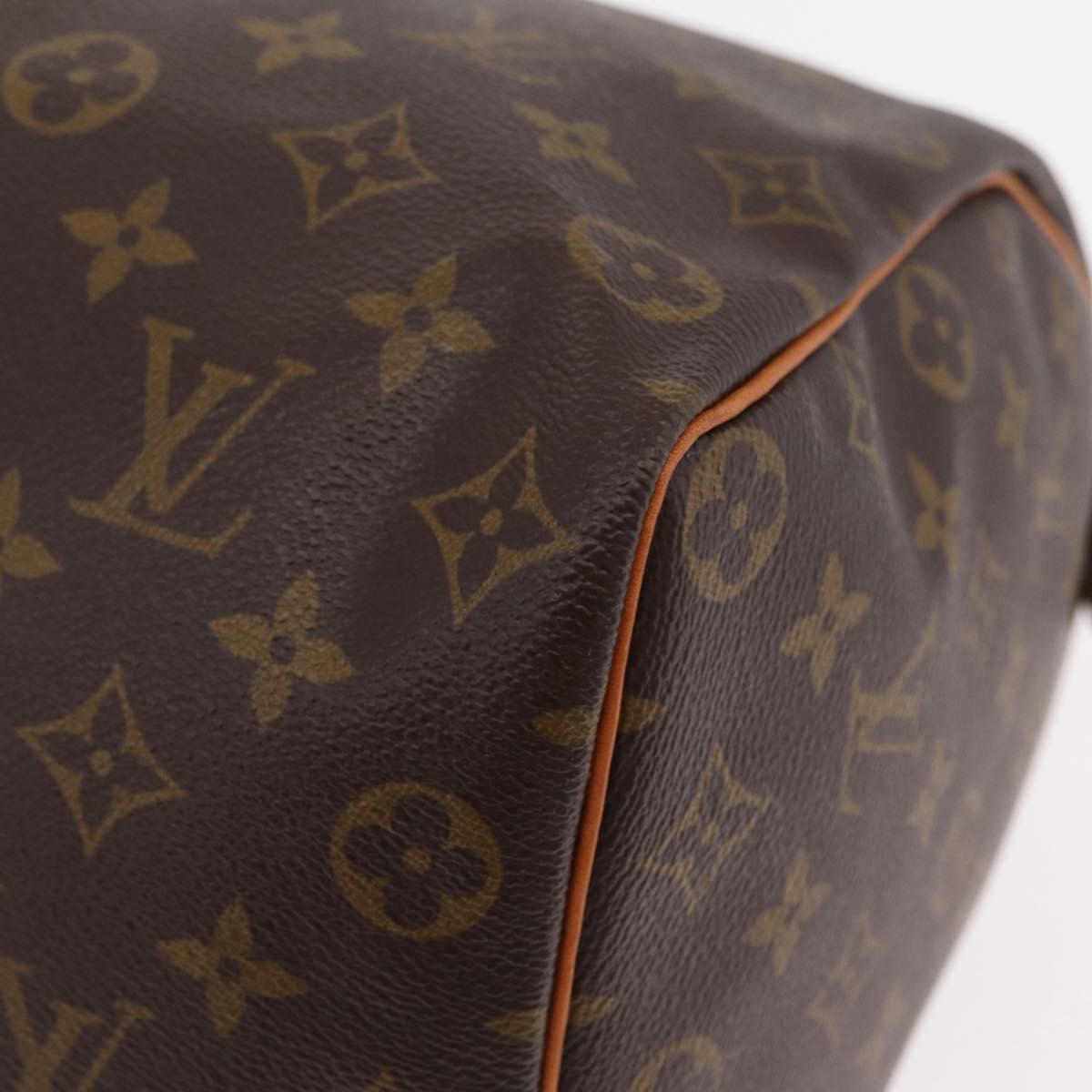LOUIS VUITTON Monogram Speedy 35 Hand Bag M41524 LV Auth 204115V