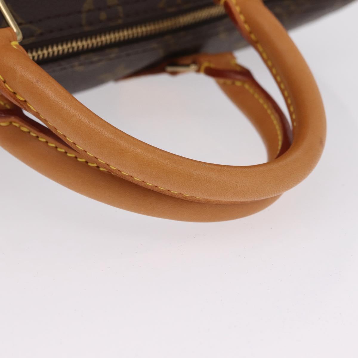 LOUIS VUITTON Monogram Speedy 35 Hand Bag M41524 LV Auth 204115V