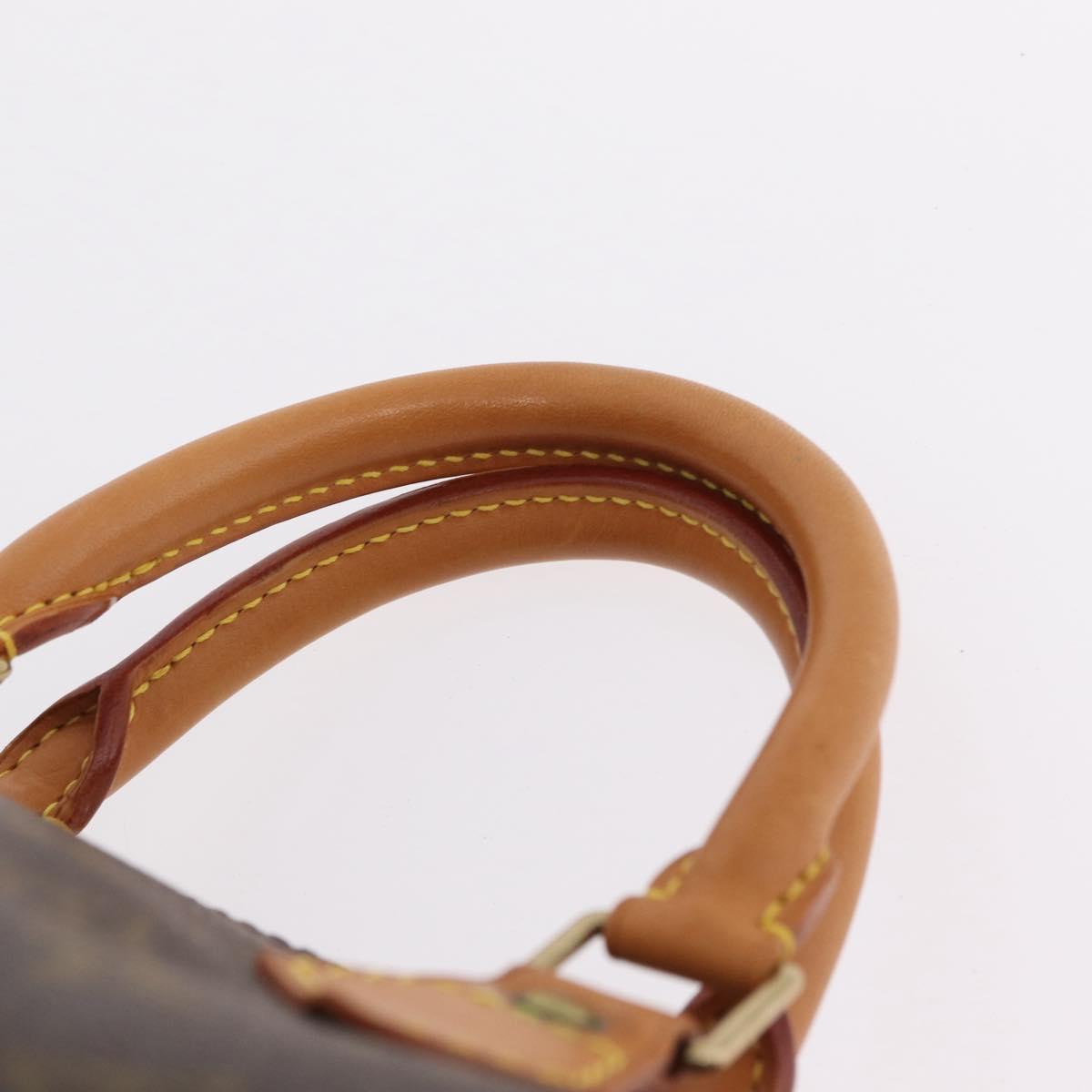 LOUIS VUITTON Monogram Speedy 35 Hand Bag M41524 LV Auth 204115V