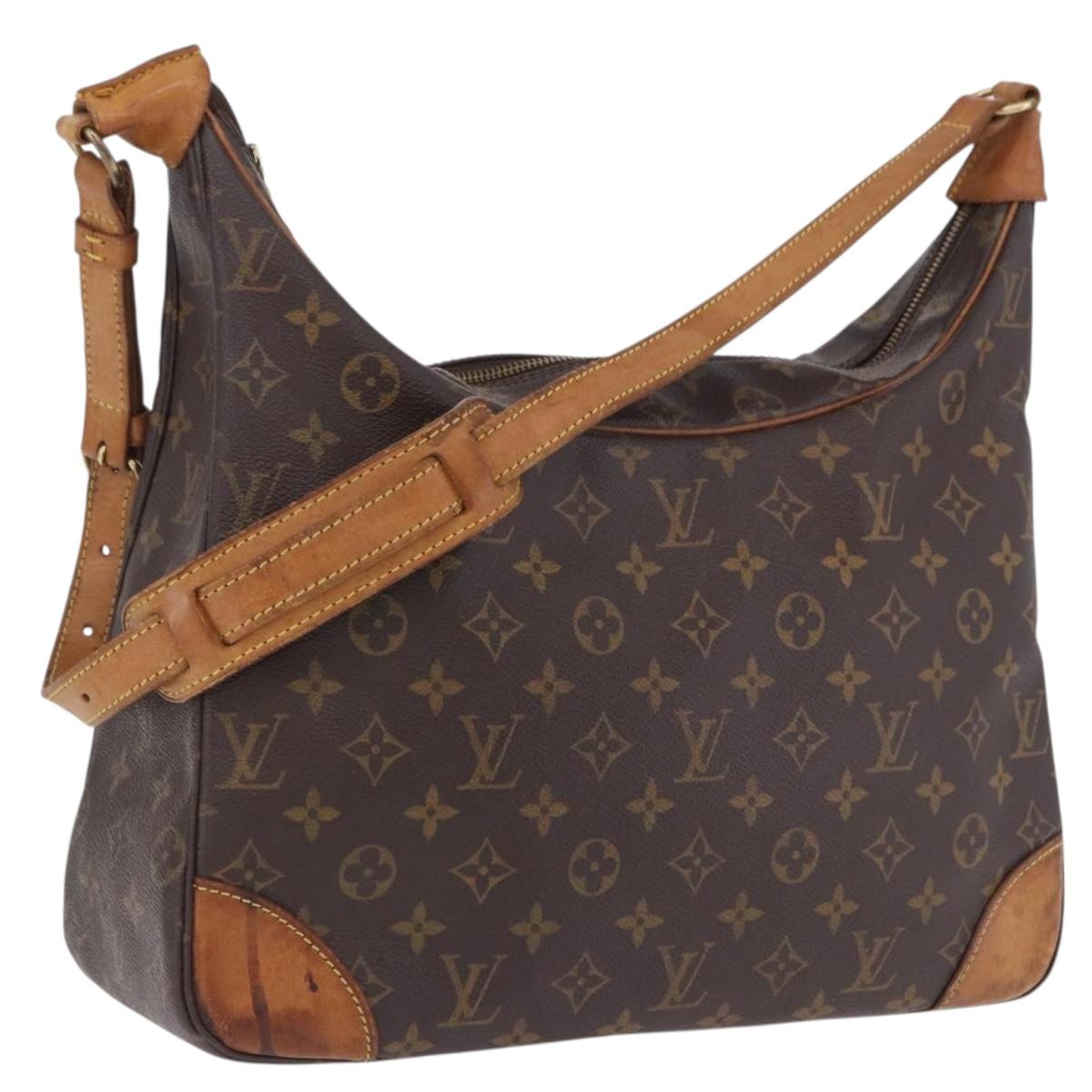 LOUIS VUITTON Monogram Boulogne 35 Shoulder Bag M51260 LV Auth 204116