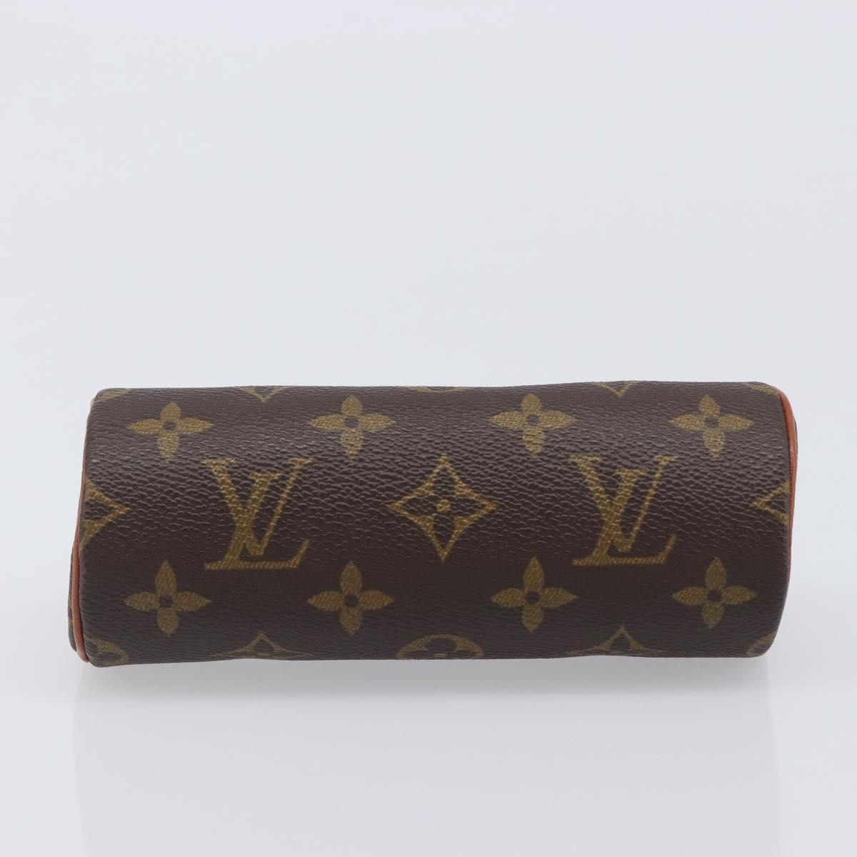LOUIS VUITTON Monogram Papillon Pouch LV Auth 204117