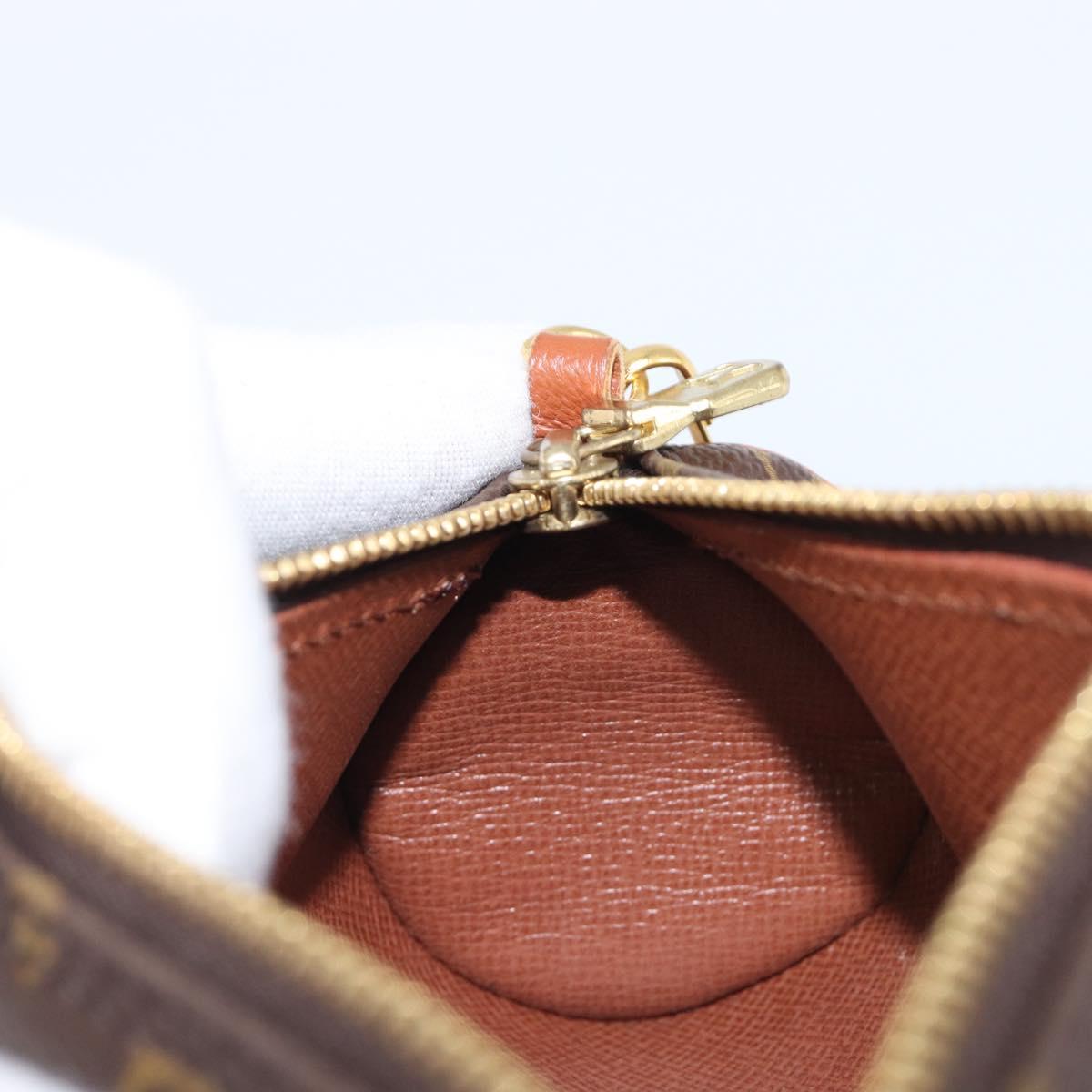 LOUIS VUITTON Monogram Papillon Pouch LV Auth 204117
