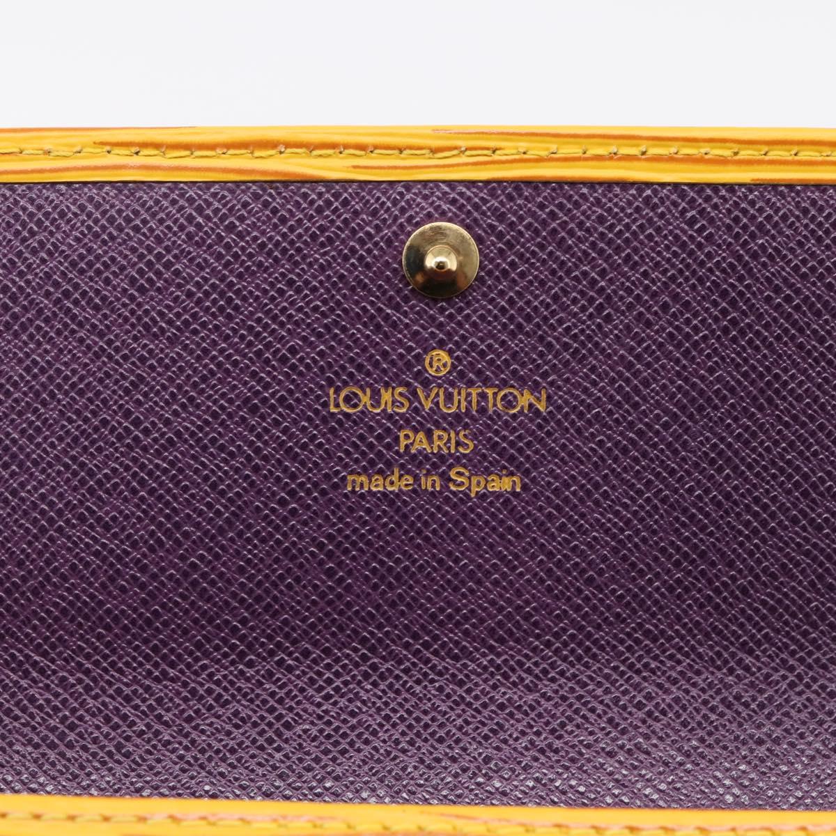 LOUIS VUITTON Epi Pochette Porte Monnaie Credit Wallet M63579 LV Auth 204118V
