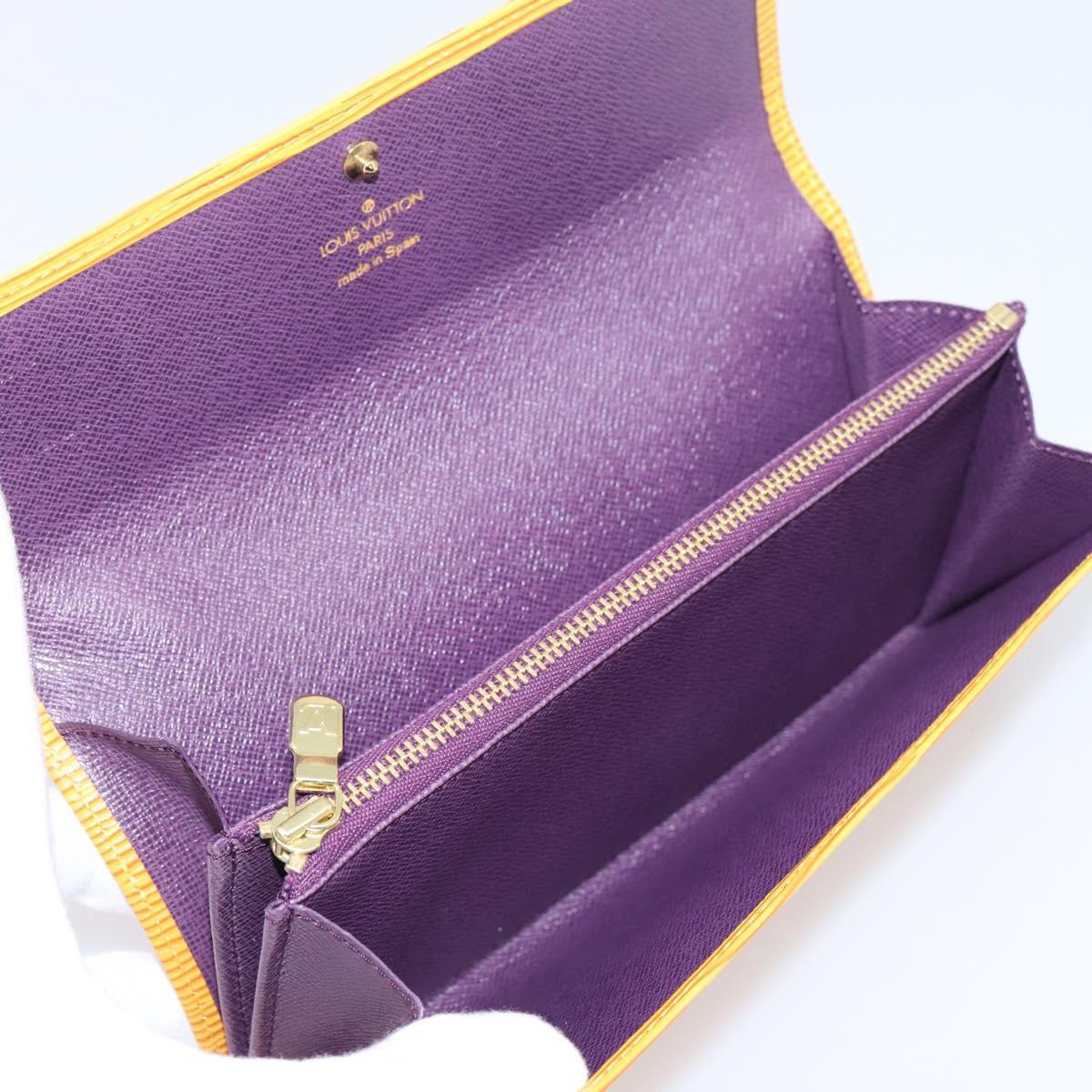 LOUIS VUITTON Epi Pochette Porte Monnaie Credit Wallet M63579 LV Auth 204118V