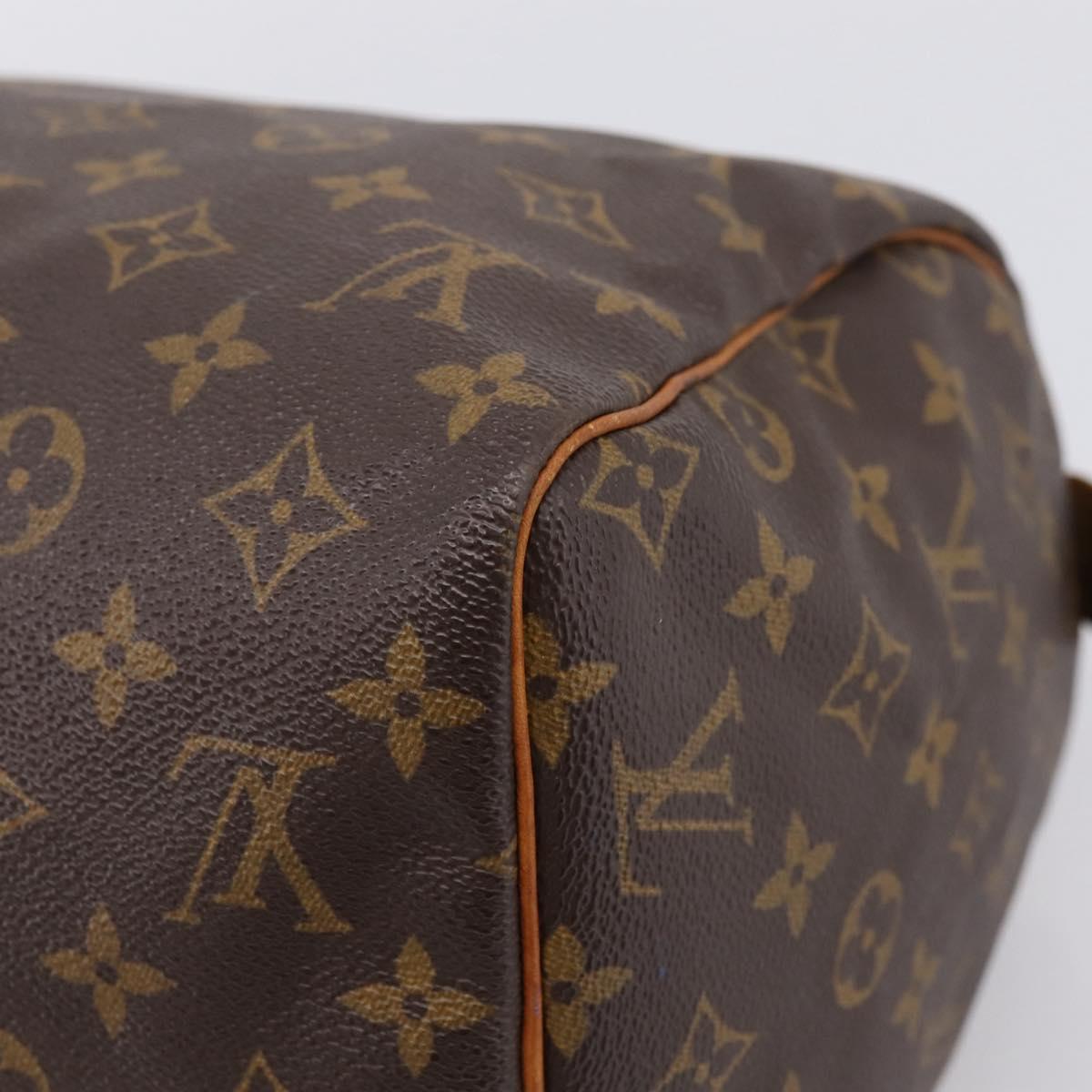 LOUIS VUITTON Monogram Speedy 30 Hand Bag M41526 LV Auth 204119