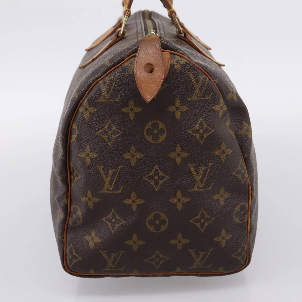 LOUIS VUITTON Monogram Speedy 30 Hand Bag M41526 LV Auth 204119