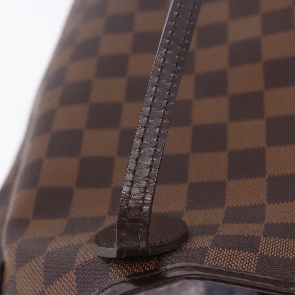 LOUIS VUITTON Damier Ebene Neverfull MM Tote Bag N51105 LV Auth 204128V