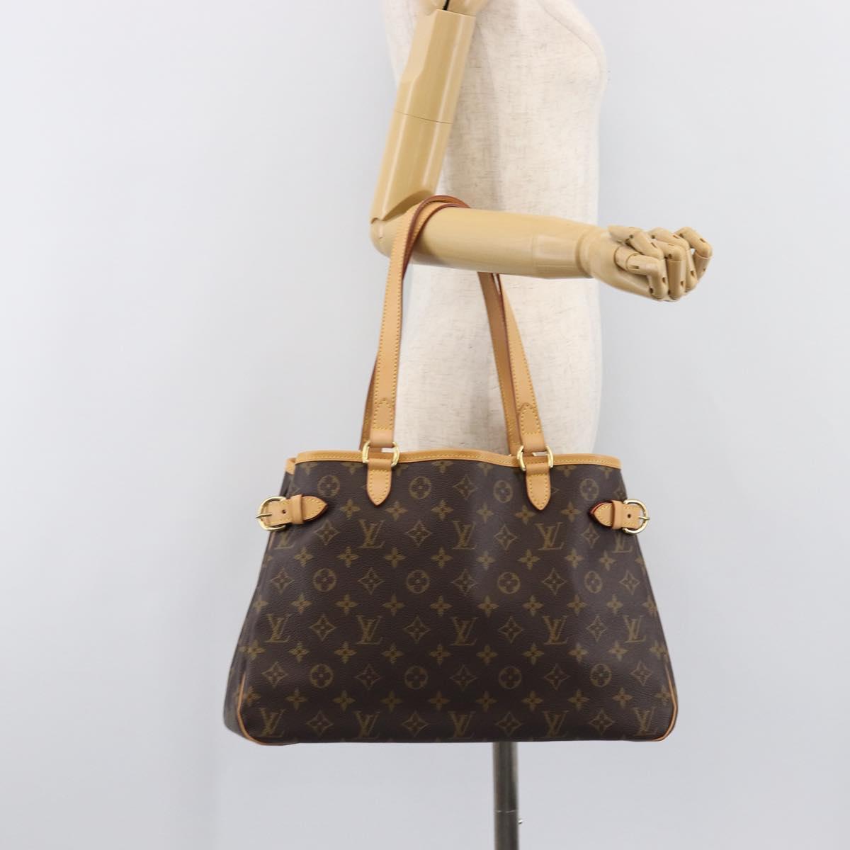 LOUIS VUITTON Monogram Batignolles Horizontal Tote Bag M51154 LV Auth 204129SAV