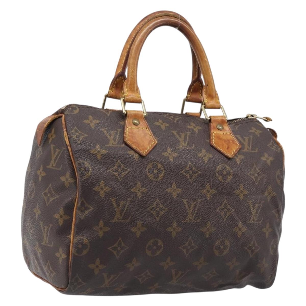 LOUIS VUITTON Monogram Speedy 25 Hand Bag M41528 LV Auth 204134