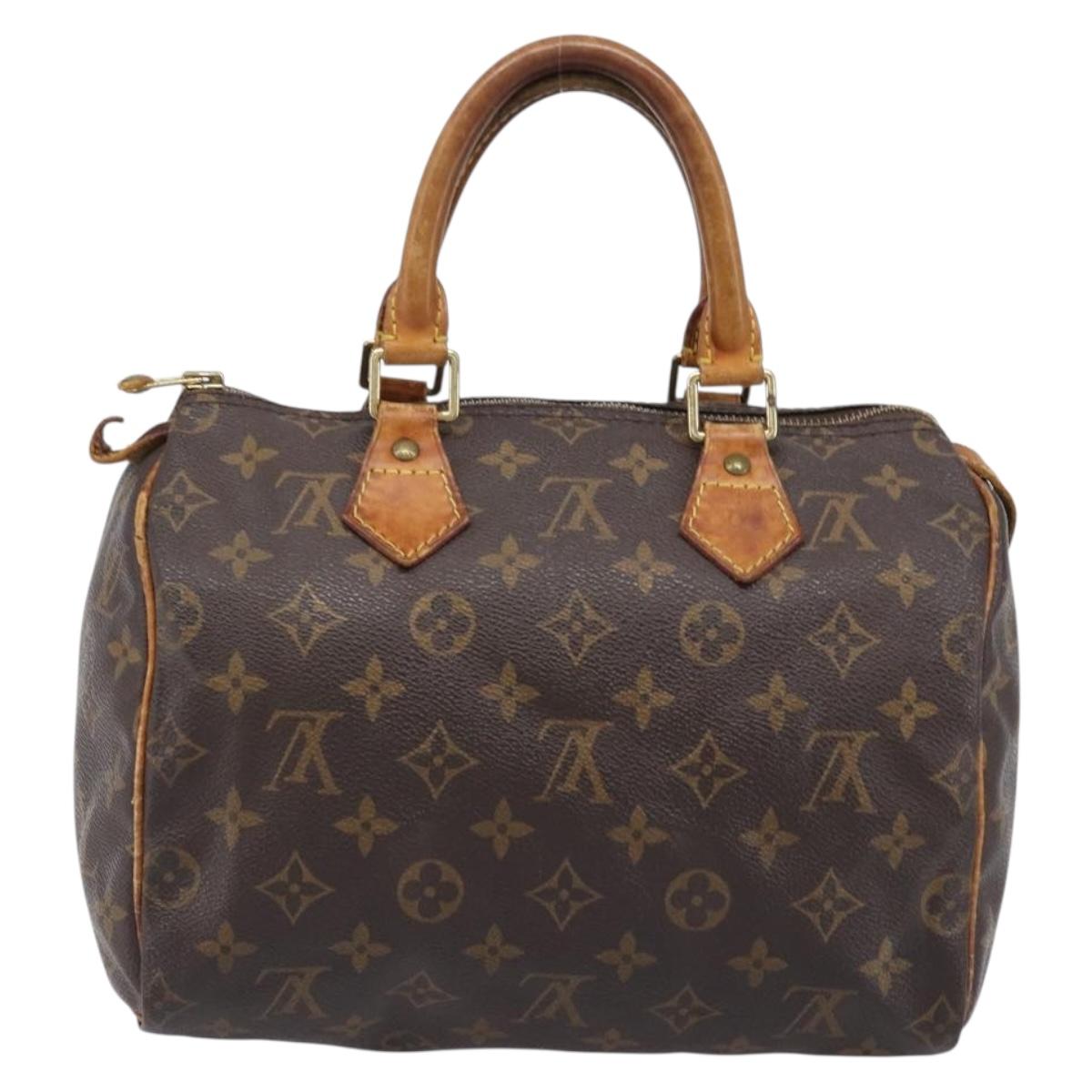 LOUIS VUITTON Monogram Speedy 25 Hand Bag M41528 LV Auth 204134