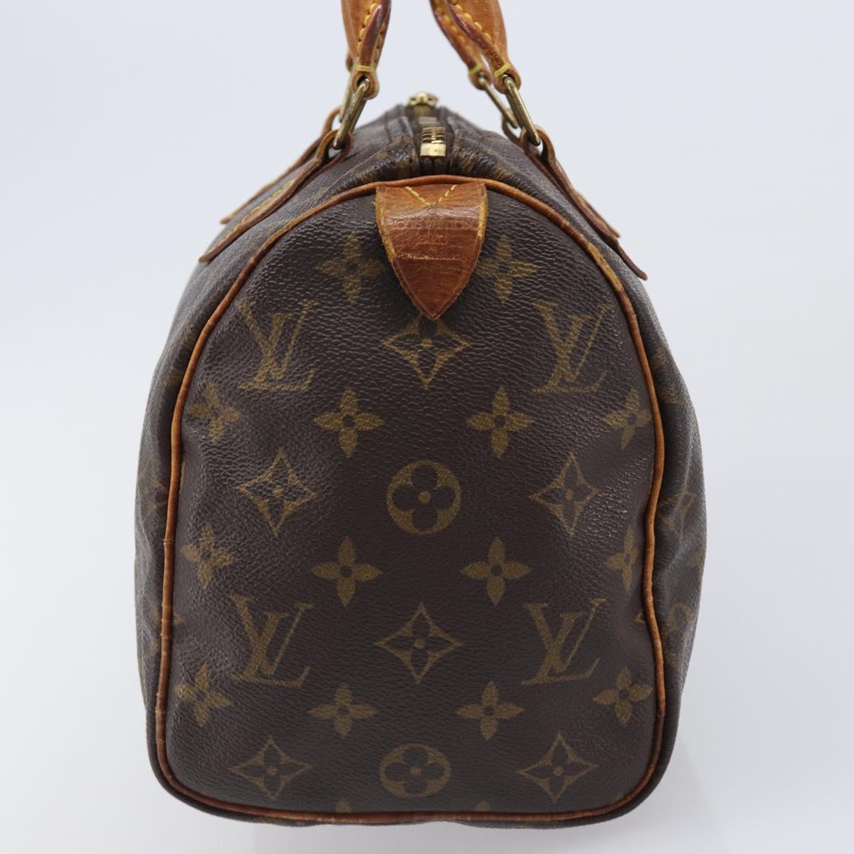 LOUIS VUITTON Monogram Speedy 25 Hand Bag M41528 LV Auth 204134