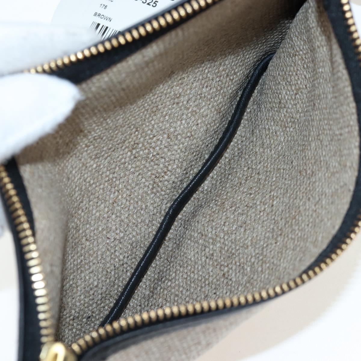 Chloe Hand Bag Canvas Beige Gold Auth 204138A