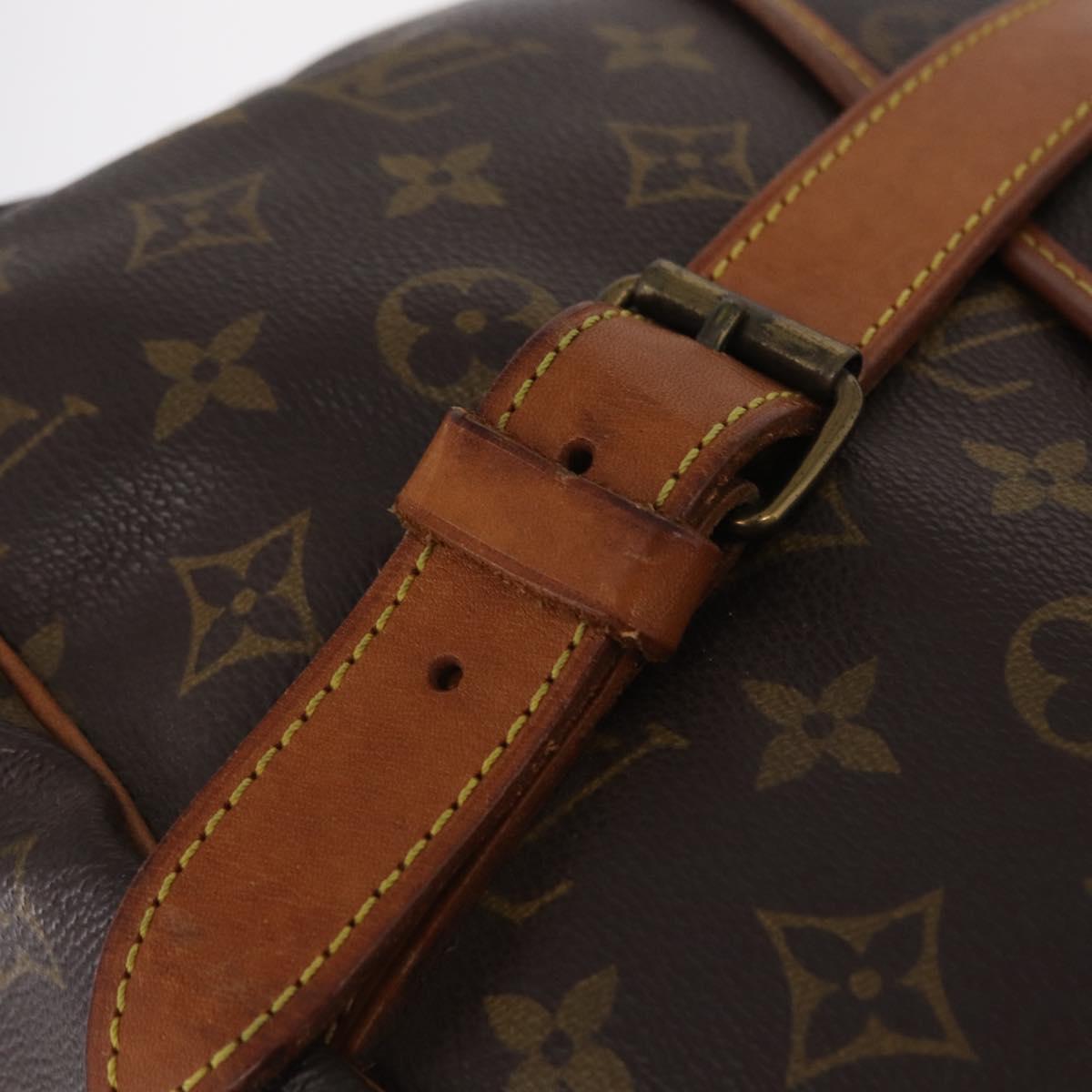 LOUIS VUITTON Monogram Saumur 43 Shoulder Bag M42252 LV Auth 204139