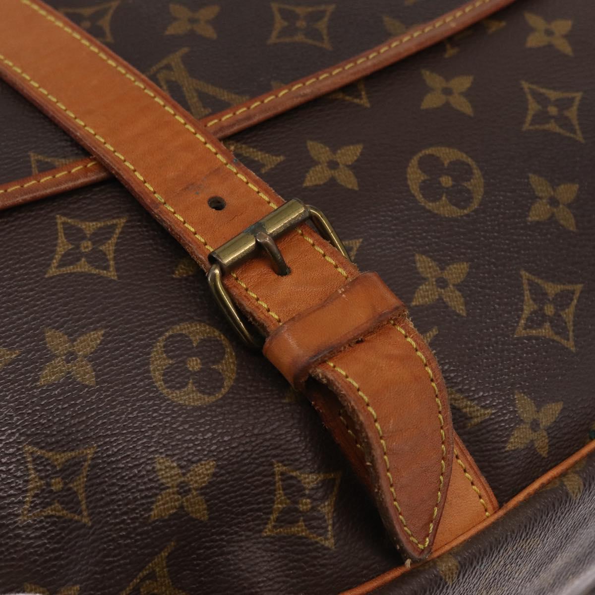 LOUIS VUITTON Monogram Saumur 43 Shoulder Bag M42252 LV Auth 204139