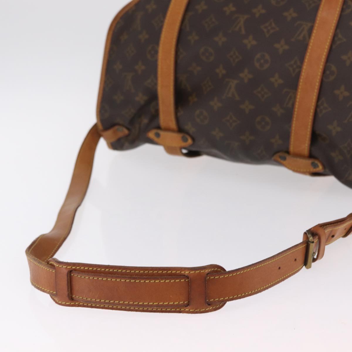 LOUIS VUITTON Monogram Saumur 43 Shoulder Bag M42252 LV Auth 204139