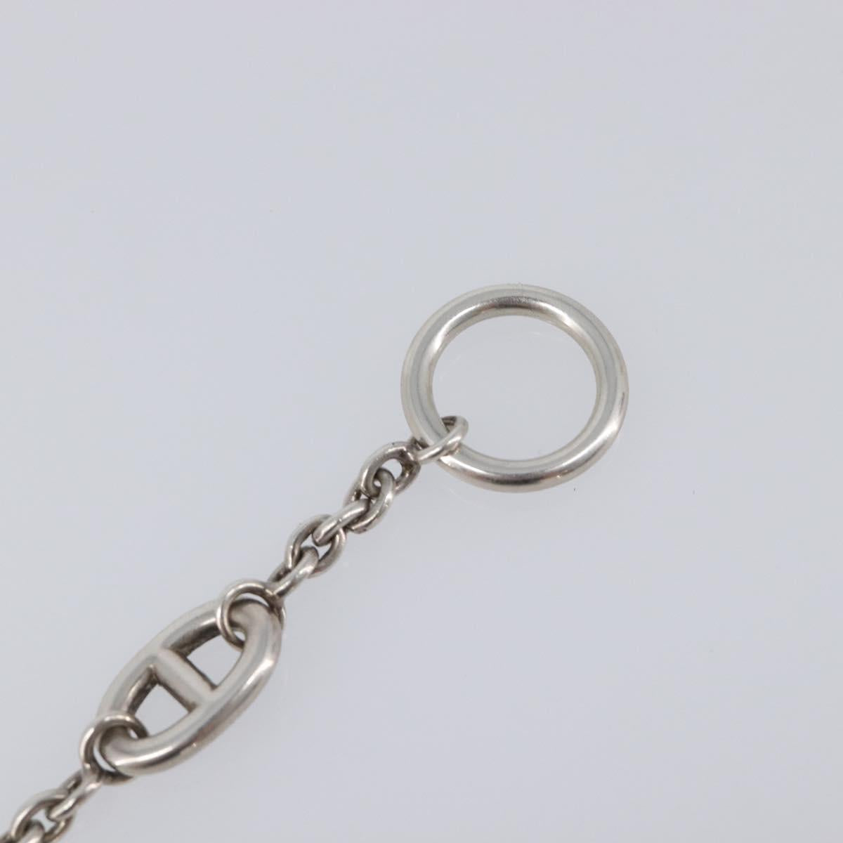 HERMES Farandole ST Bracelet Ag925 Silver Auth 204142M