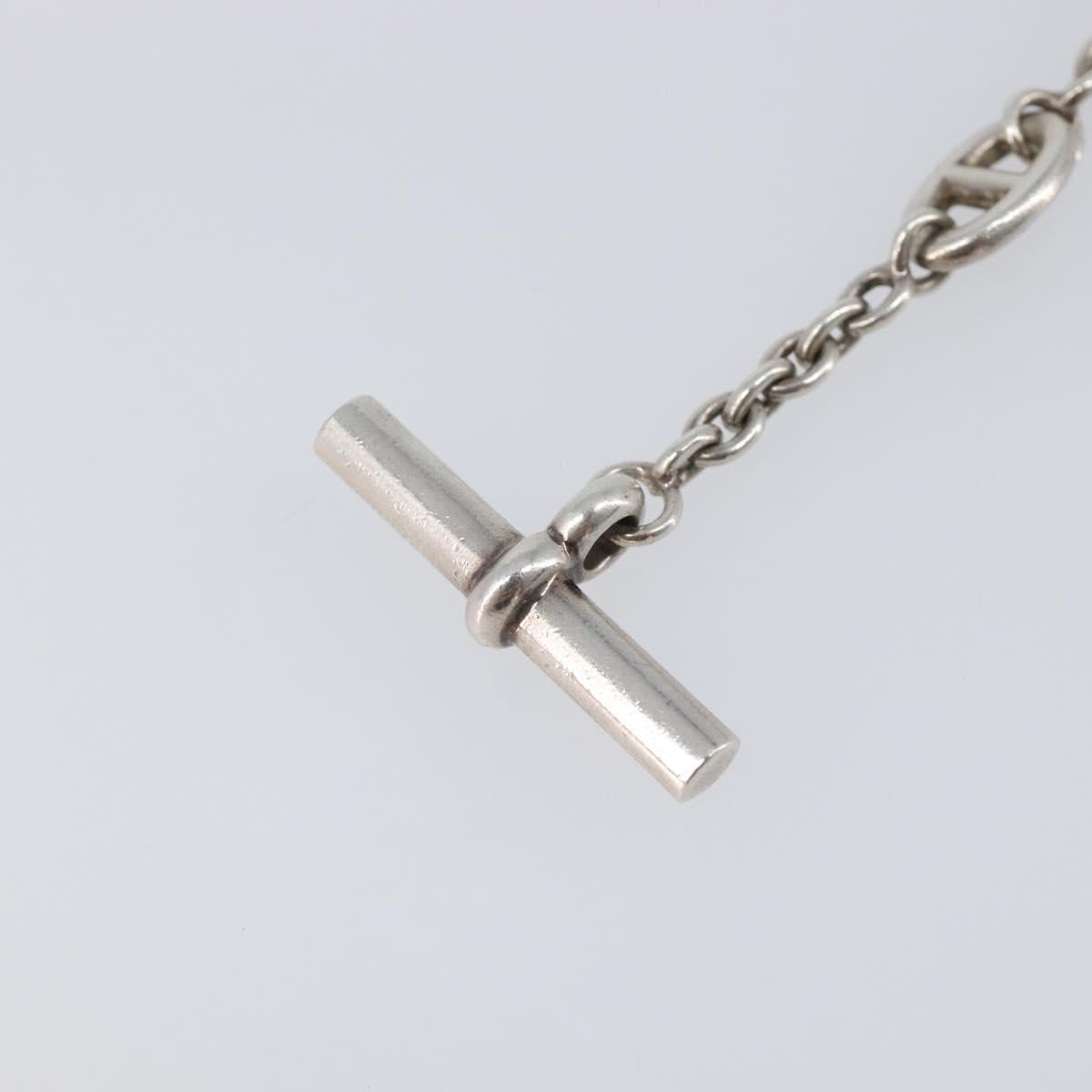 HERMES Farandole ST Bracelet Ag925 Silver Auth 204142M