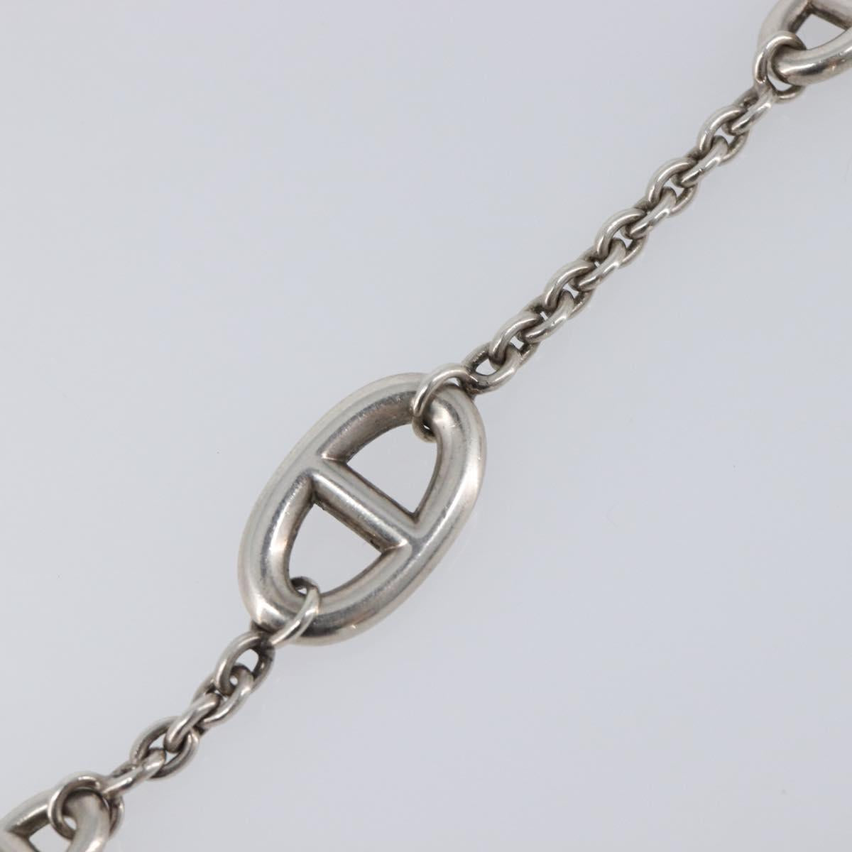 HERMES Farandole ST Bracelet Ag925 Silver Auth 204142M