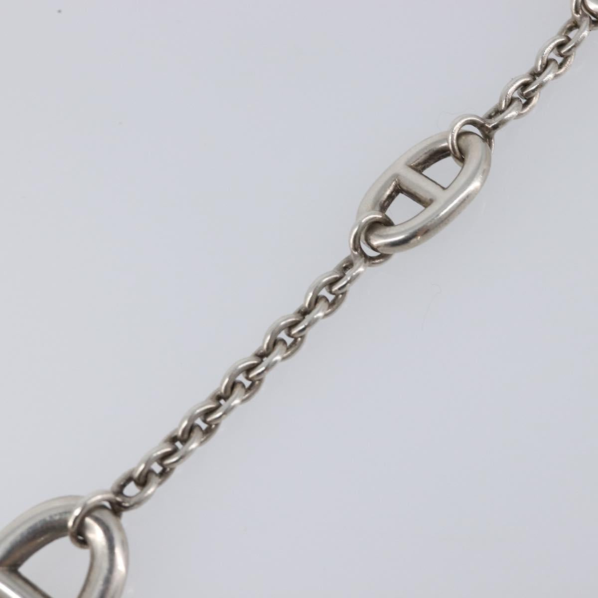 HERMES Farandole ST Bracelet Ag925 Silver Auth 204142M