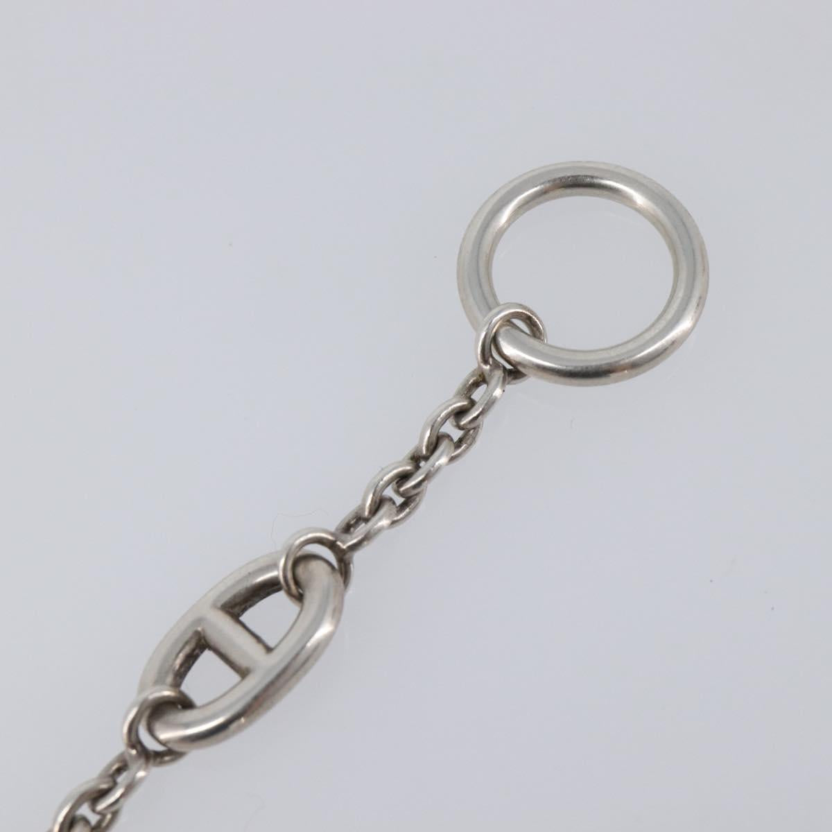 HERMES Farandole ST Bracelet Ag925 Silver Auth 204142M