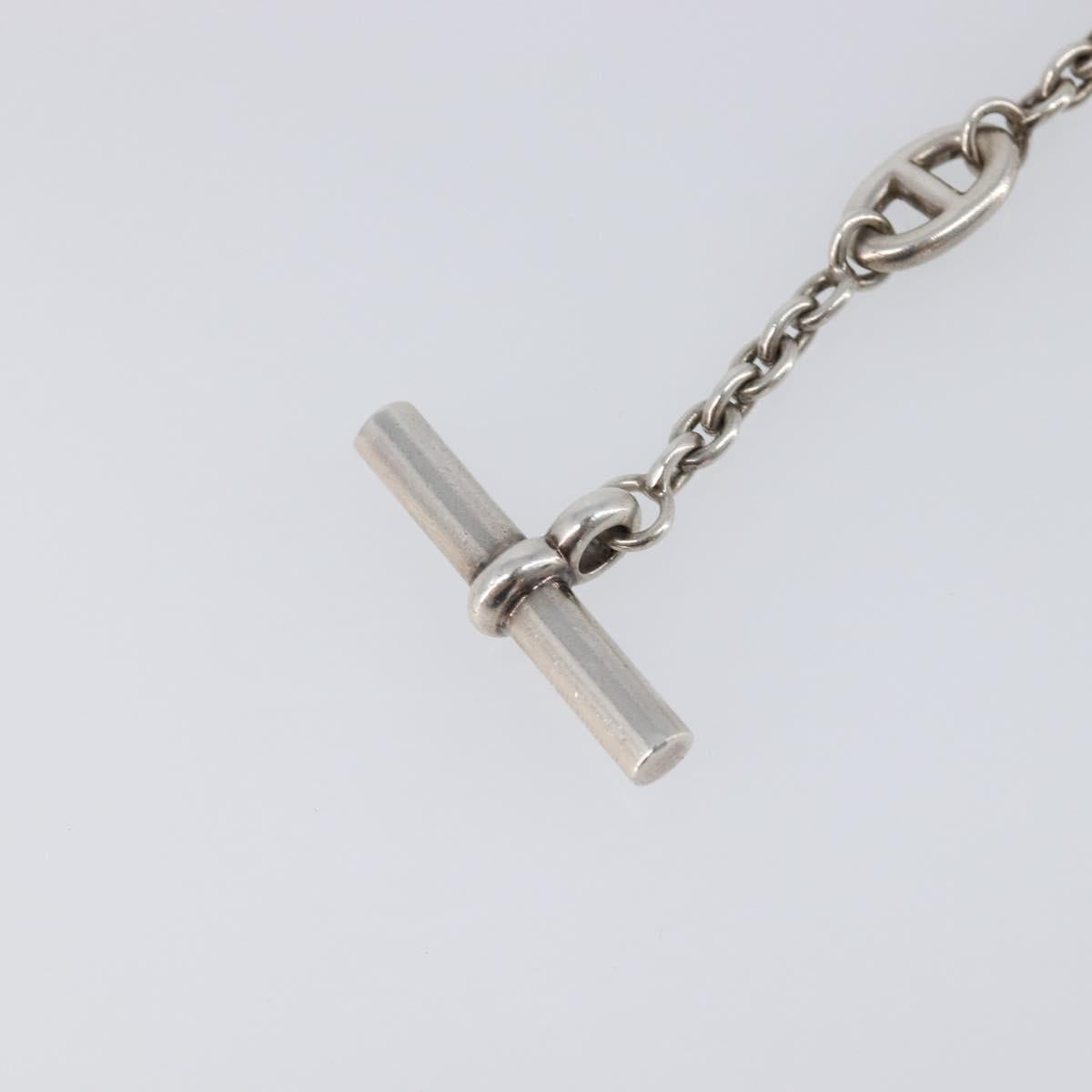 HERMES Farandole ST Bracelet Ag925 Silver Auth 204142M