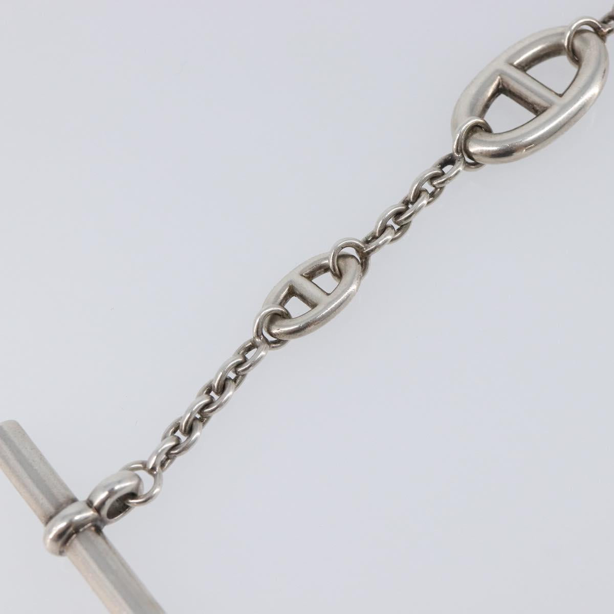 HERMES Farandole ST Bracelet Ag925 Silver Auth 204142M