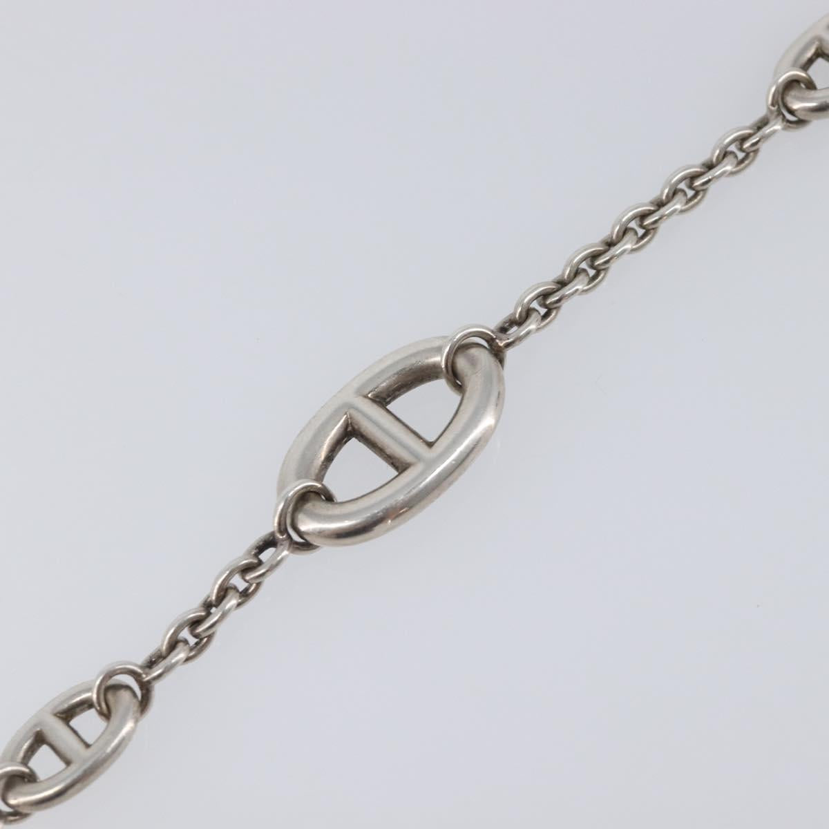 HERMES Farandole ST Bracelet Ag925 Silver Auth 204142M