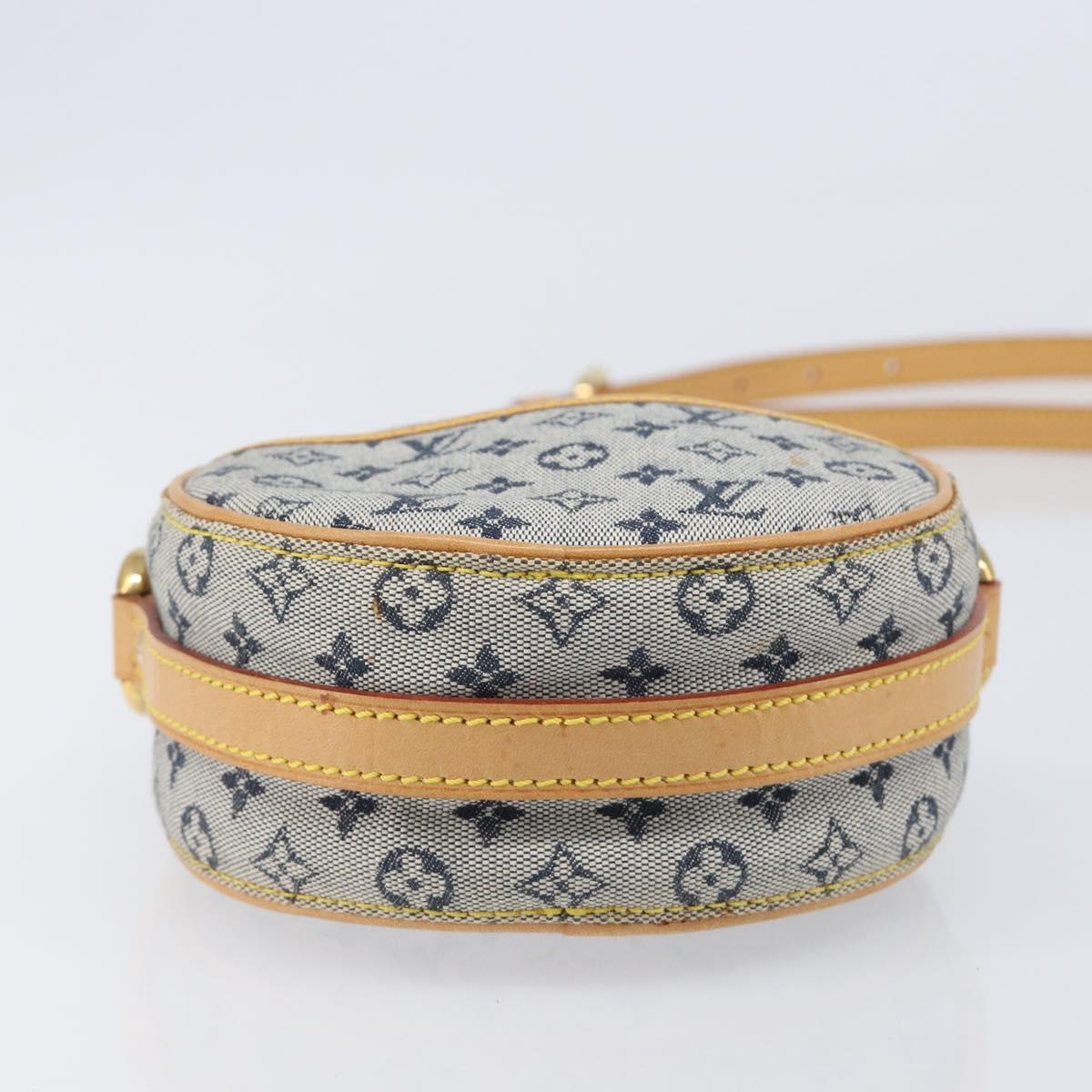 LOUIS VUITTON Monogram Mini Jeanne PM Shoulder Bag Blue M92001 LV Auth 204144