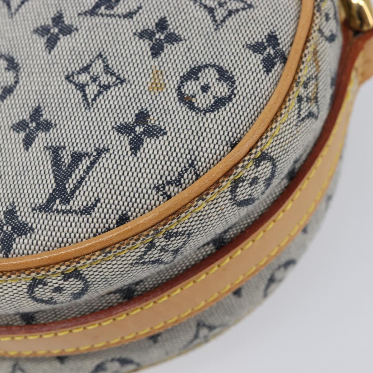 LOUIS VUITTON Monogram Mini Jeanne PM Shoulder Bag Blue M92001 LV Auth 204144