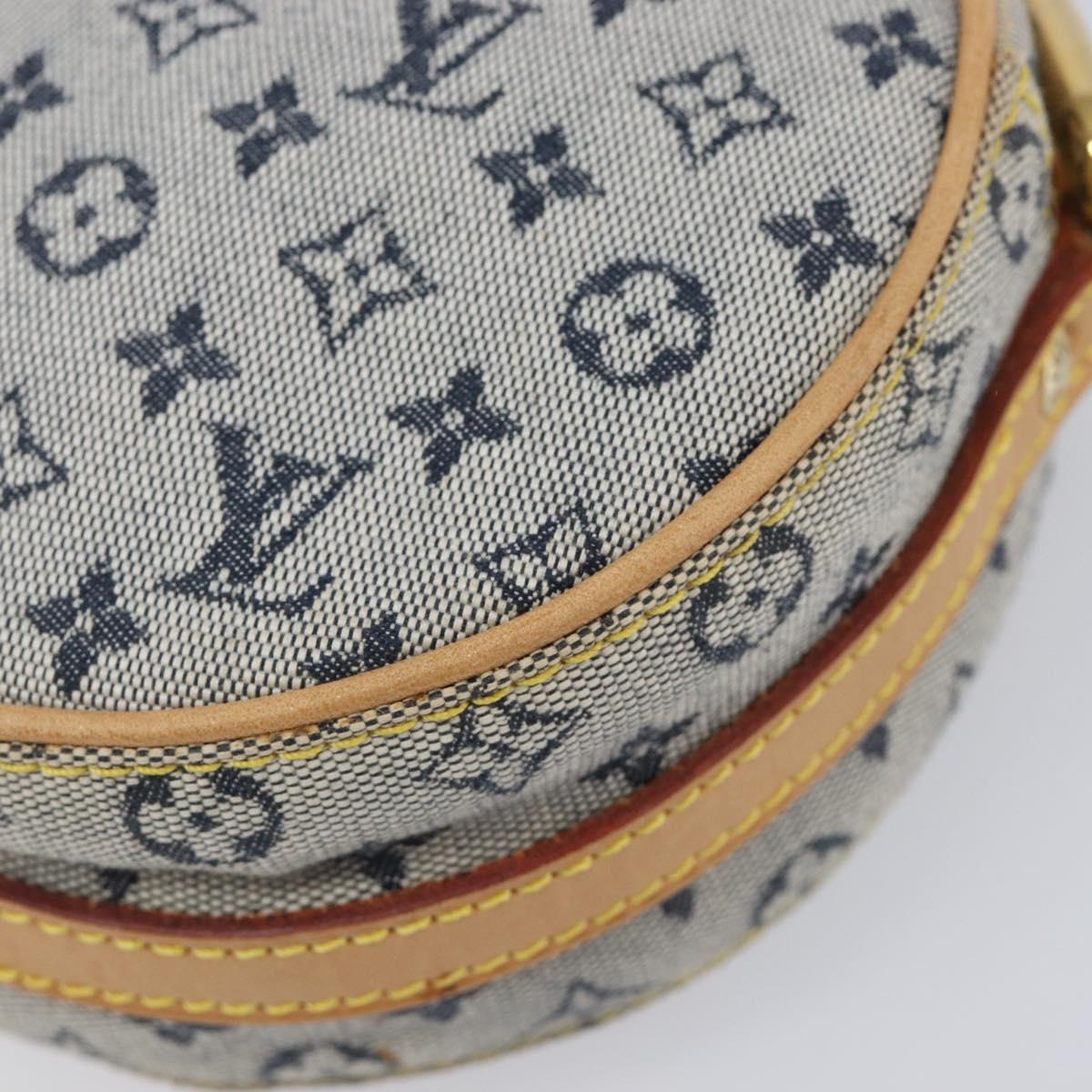 LOUIS VUITTON Monogram Mini Jeanne PM Shoulder Bag Blue M92001 LV Auth 204144