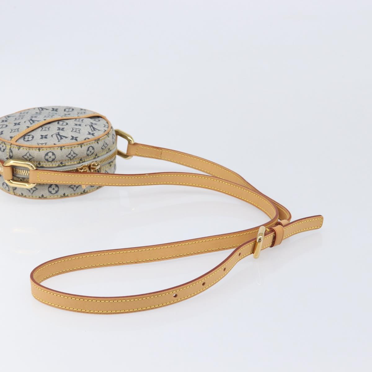 LOUIS VUITTON Monogram Mini Jeanne PM Shoulder Bag Blue M92001 LV Auth 204144