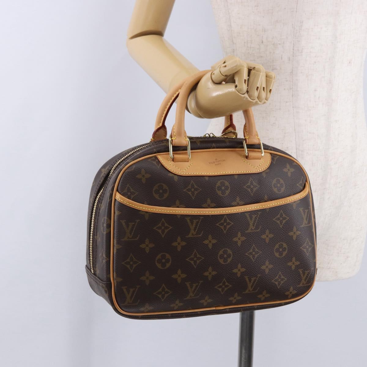 LOUIS VUITTON Monogram Trouville Hand Bag M42228 LV Auth 204150V