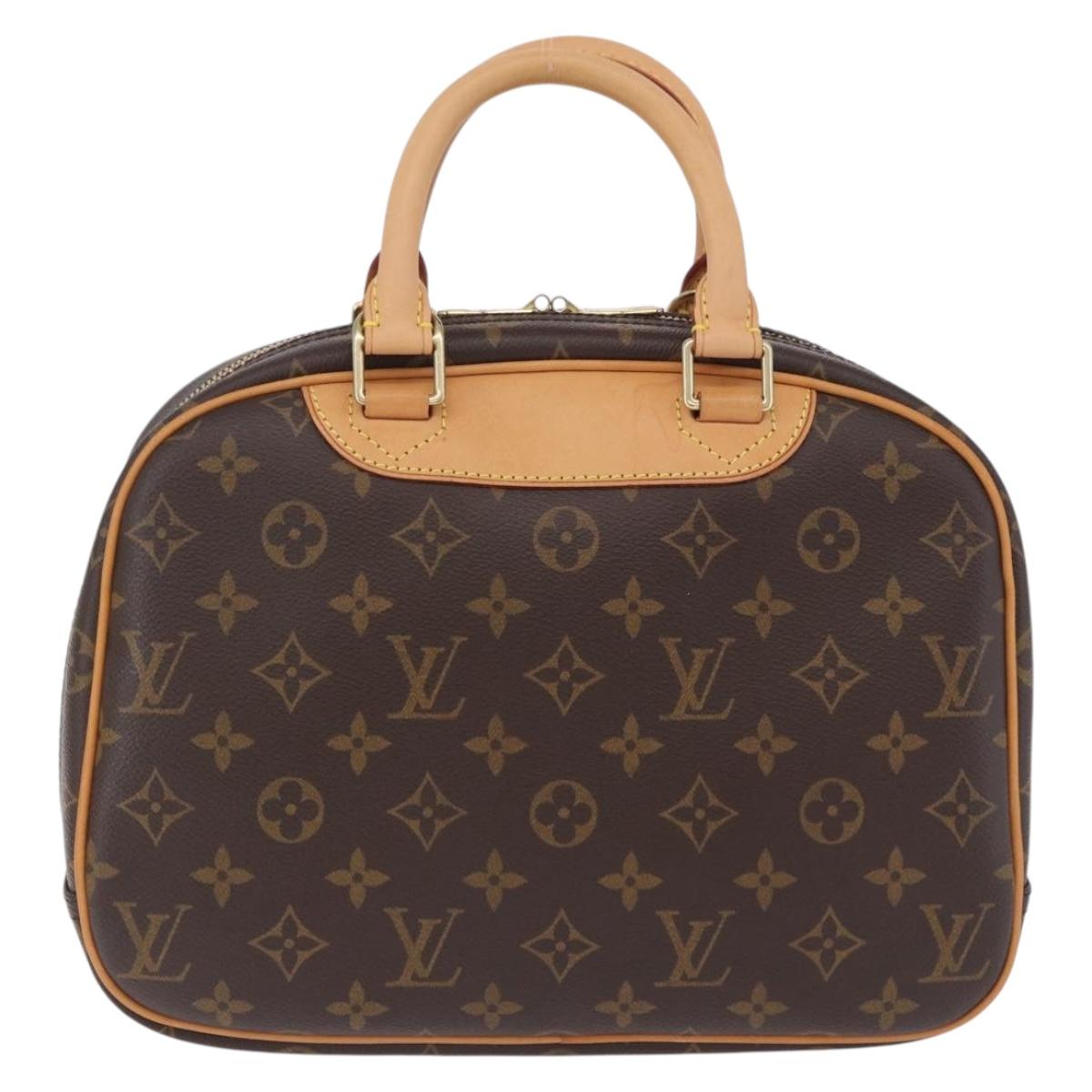 LOUIS VUITTON Monogram Trouville Hand Bag M42228 LV Auth 204150V