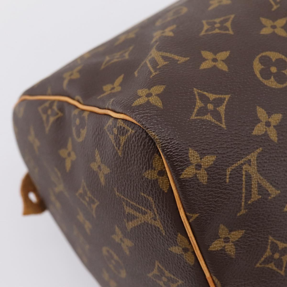 LOUIS VUITTON Monogram Speedy 30 Hand Bag M41526 LV Auth 204159V