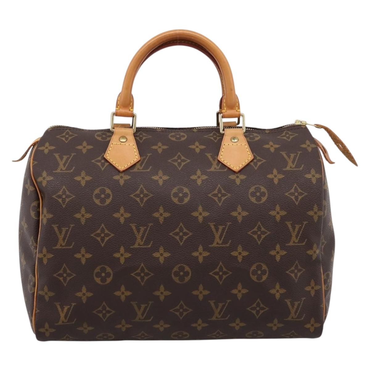 LOUIS VUITTON Monogram Speedy 30 Hand Bag M41526 LV Auth 204159V