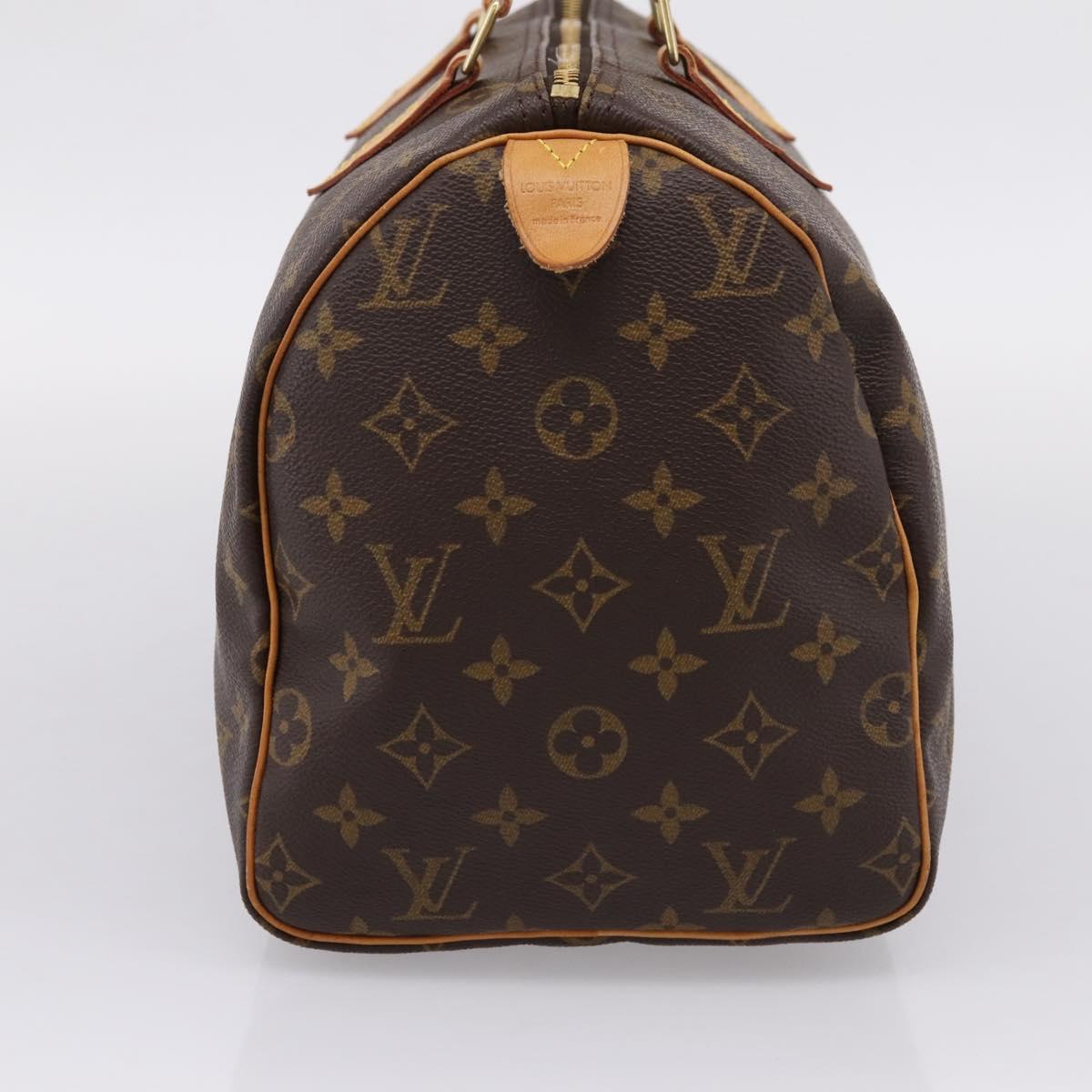 LOUIS VUITTON Monogram Speedy 30 Hand Bag M41526 LV Auth 204159V