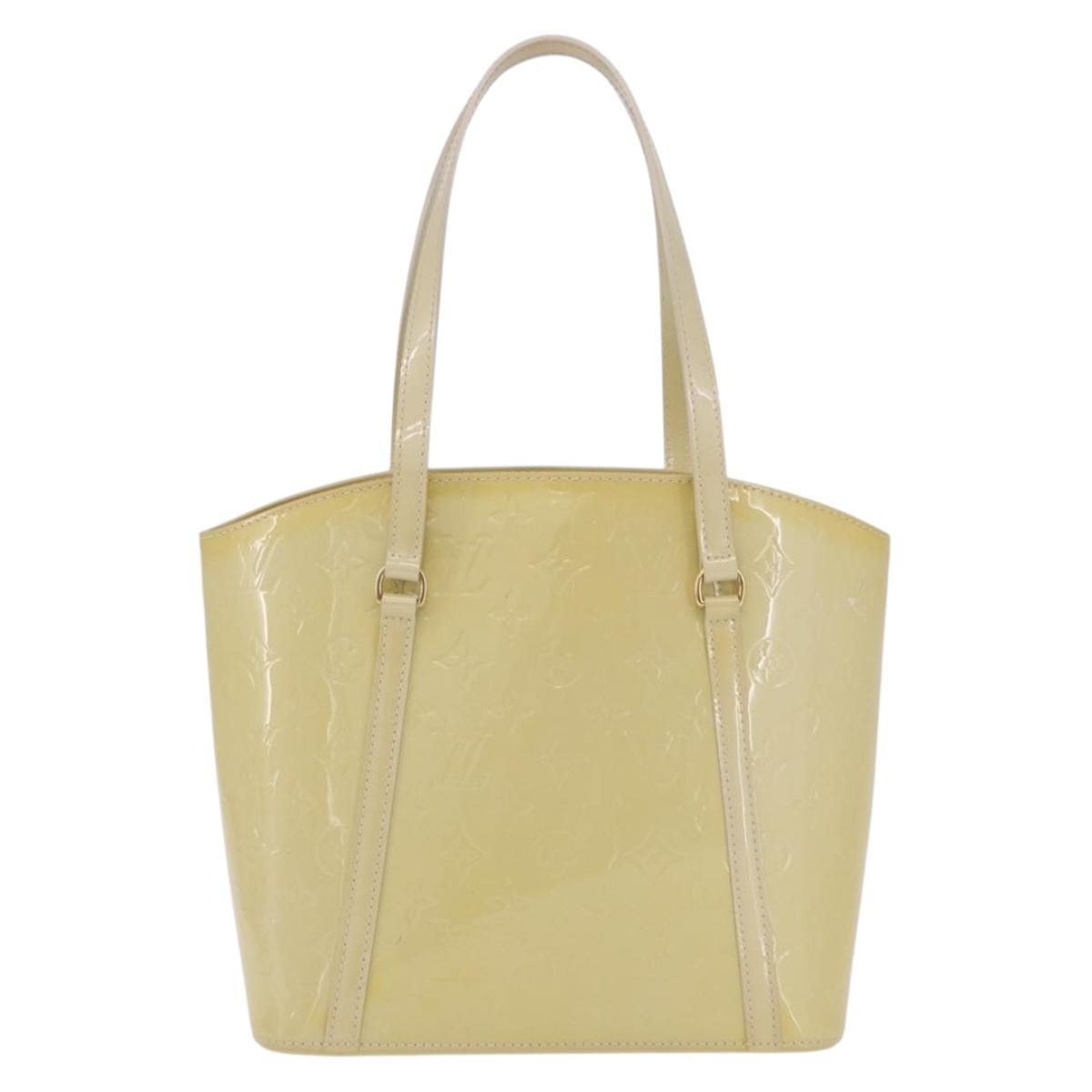 LOUIS VUITTON Monogram Vernis Avalon MM Tote Bag Broncorail M91743 Auth 204160