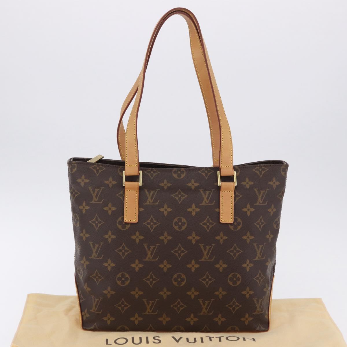 LOUIS VUITTON Monogram Cabas Piano Tote Bag M51148 LV Auth 204163V