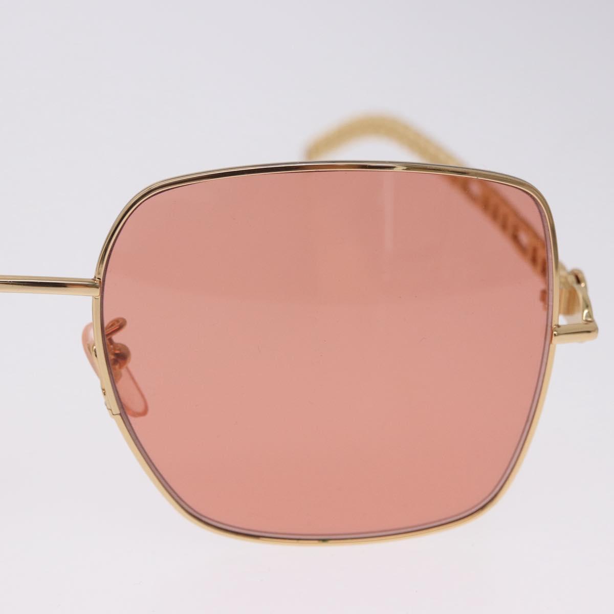 GUCCI Sunglasses metal Gold Tone Auth 204164M
