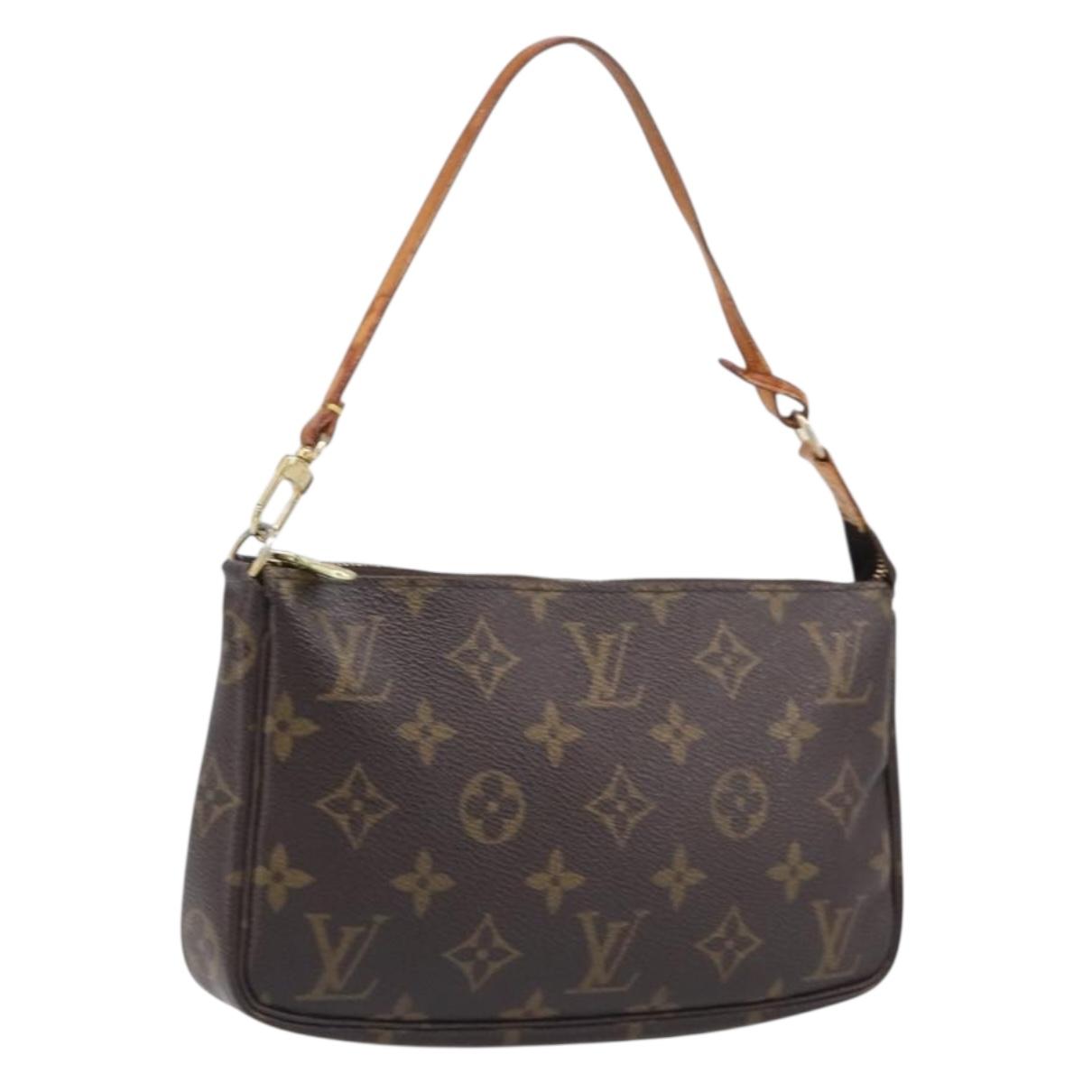 LOUIS VUITTON Monogram Pochette Accessoires Pouch M51980 LV Auth 204168